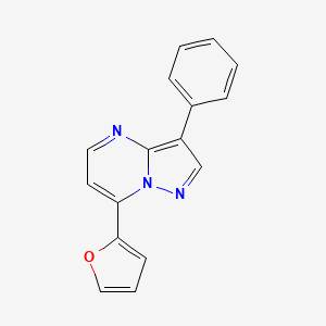 7-(Furan-2-yl)-3-phenylpyrazolo[1,5-a]pyrimidine