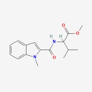 methyl N-[(1-methyl-1H-indol-2-yl)carbonyl]valinate