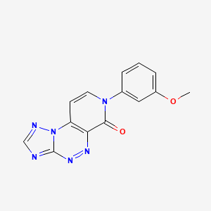 7-(3-methoxyphenyl)pyrido[4,3-e][1,2,4]triazolo[5,1-c][1,2,4]triazin-6(7H)-one