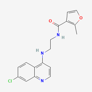 N-{2-[(7-chloro-4-quinolinyl)amino]ethyl}-2-methyl-3-furamide