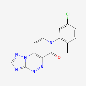 7-(5-chloro-2-methylphenyl)pyrido[4,3-e][1,2,4]triazolo[5,1-c][1,2,4]triazin-6(7H)-one