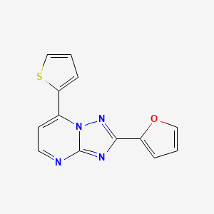 2-(FURAN-2-YL)-7-(THIOPHEN-2-YL)-[1,2,4]TRIAZOLO[1,5-A]PYRIMIDINE