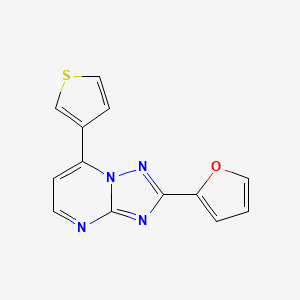 2-(FURAN-2-YL)-7-(THIOPHEN-3-YL)-[1,2,4]TRIAZOLO[1,5-A]PYRIMIDINE