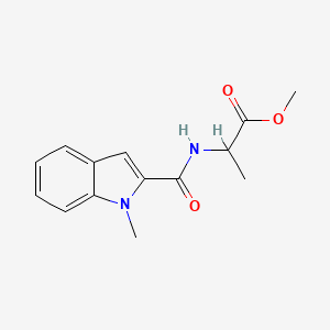 methyl N-[(1-methyl-1H-indol-2-yl)carbonyl]alaninate