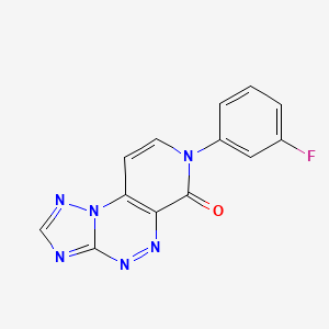 7-(3-fluorophenyl)pyrido[4,3-e][1,2,4]triazolo[5,1-c][1,2,4]triazin-6(7H)-one