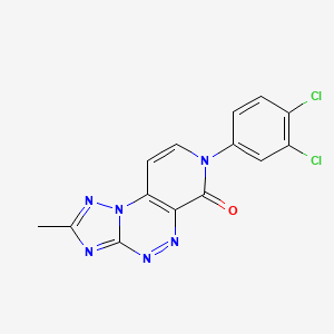 7-(3,4-dichlorophenyl)-2-methylpyrido[4,3-e][1,2,4]triazolo[5,1-c][1,2,4]triazin-6(7H)-one