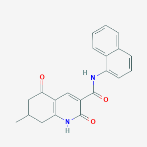 7-methyl-N-1-naphthyl-2,5-dioxo-1,2,5,6,7,8-hexahydro-3-quinolinecarboxamide