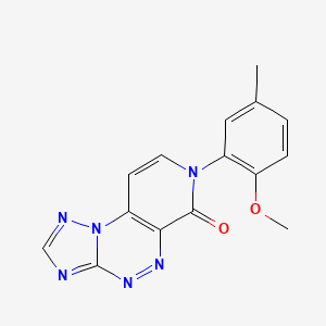 7-(2-methoxy-5-methylphenyl)pyrido[4,3-e][1,2,4]triazolo[5,1-c][1,2,4]triazin-6(7H)-one