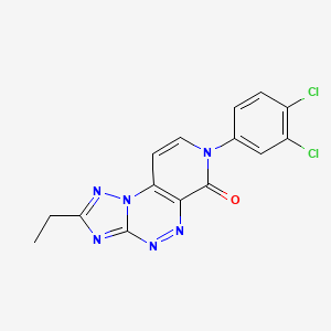 7-(3,4-dichlorophenyl)-2-ethylpyrido[4,3-e][1,2,4]triazolo[5,1-c][1,2,4]triazin-6(7H)-one