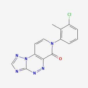 7-(3-chloro-2-methylphenyl)pyrido[4,3-e][1,2,4]triazolo[5,1-c][1,2,4]triazin-6(7H)-one