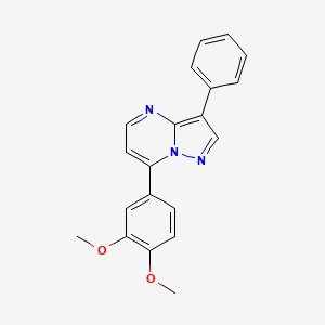 7-(3,4-dimethoxyphenyl)-3-phenylpyrazolo[1,5-a]pyrimidine