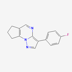 3-(4-fluorophenyl)-7,8-dihydro-6H-cyclopenta[e]pyrazolo[1,5-a]pyrimidine