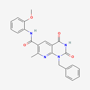 1-benzyl-N-(2-methoxyphenyl)-7-methyl-2,4-dioxo-1,2,3,4-tetrahydropyrido[2,3-d]pyrimidine-6-carboxamide