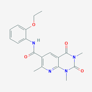 N-(2-ethoxyphenyl)-1,3,7-trimethyl-2,4-dioxopyrido[2,3-d]pyrimidine-6-carboxamide