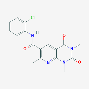 N-(2-chlorophenyl)-1,3,7-trimethyl-2,4-dioxo-1,2,3,4-tetrahydropyrido[2,3-d]pyrimidine-6-carboxamide