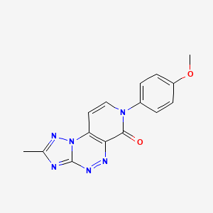 7-(4-methoxyphenyl)-2-methylpyrido[4,3-e][1,2,4]triazolo[5,1-c][1,2,4]triazin-6(7H)-one