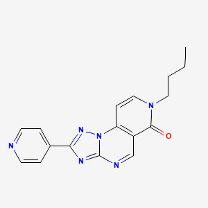 7-butyl-2-(4-pyridyl)pyrido[3,4-e][1,2,4]triazolo[1,5-a]pyrimidin-6(7H)-one