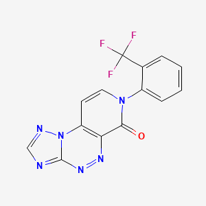 7-[2-(trifluoromethyl)phenyl]pyrido[4,3-e][1,2,4]triazolo[5,1-c][1,2,4]triazin-6(7H)-one