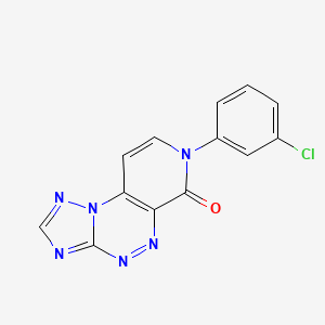 7-(3-chlorophenyl)pyrido[4,3-e][1,2,4]triazolo[5,1-c][1,2,4]triazin-6(7H)-one