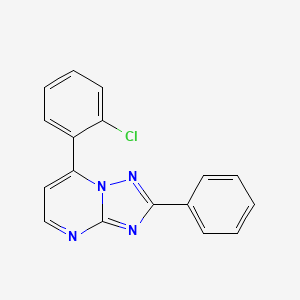 7-(2-chlorophenyl)-2-phenyl-[1,2,4]triazolo[1,5-a]pyrimidine