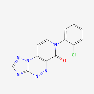 7-(2-chlorophenyl)pyrido[4,3-e][1,2,4]triazolo[5,1-c][1,2,4]triazin-6(7H)-one