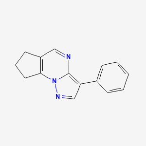 3-phenyl-7,8-dihydro-6H-cyclopenta[e]pyrazolo[1,5-a]pyrimidine