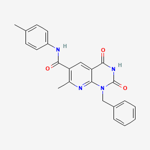 1-benzyl-7-methyl-N-(4-methylphenyl)-2,4-dioxo-1,2,3,4-tetrahydropyrido[2,3-d]pyrimidine-6-carboxamide