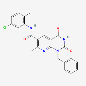 1-benzyl-N-(5-chloro-2-methylphenyl)-7-methyl-2,4-dioxo-1,2,3,4-tetrahydropyrido[2,3-d]pyrimidine-6-carboxamide