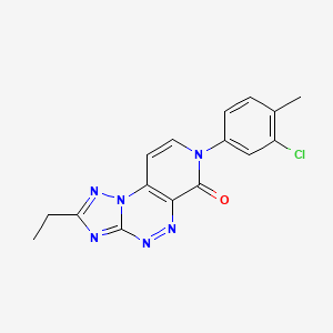 7-(3-chloro-4-methylphenyl)-2-ethylpyrido[4,3-e][1,2,4]triazolo[5,1-c][1,2,4]triazin-6(7H)-one