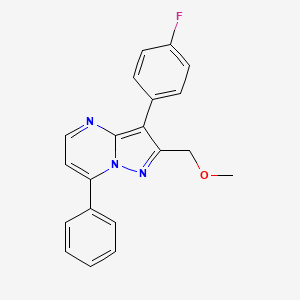 3-(4-fluorophenyl)-2-(methoxymethyl)-7-phenylpyrazolo[1,5-a]pyrimidine