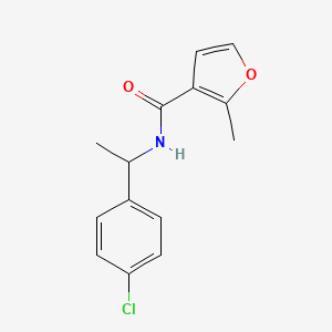 N-[1-(4-chlorophenyl)ethyl]-2-methyl-3-furamide