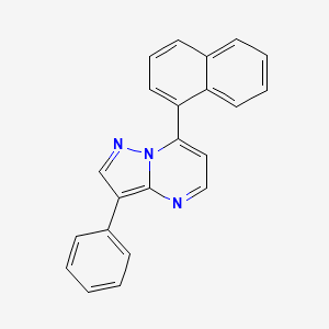 7-(1-naphthyl)-3-phenylpyrazolo[1,5-a]pyrimidine