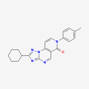 2-cyclohexyl-7-(4-methylphenyl)pyrido[3,4-e][1,2,4]triazolo[1,5-a]pyrimidin-6(7H)-one