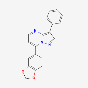 7-(1,3-benzodioxol-5-yl)-3-phenylpyrazolo[1,5-a]pyrimidine