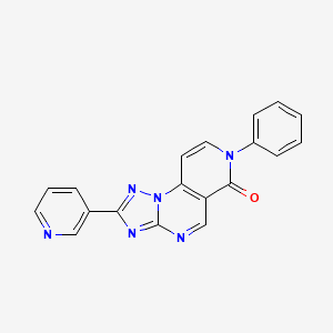 7-phenyl-2-(3-pyridyl)pyrido[3,4-e][1,2,4]triazolo[1,5-a]pyrimidin-6(7H)-one