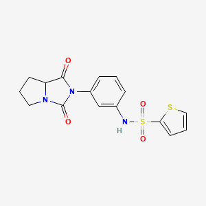 N-[3-(1,3-dioxotetrahydro-1H-pyrrolo[1,2-c]imidazol-2(3H)-yl)phenyl]-2-thiophenesulfonamide