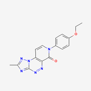 7-(4-ethoxyphenyl)-2-methylpyrido[4,3-e][1,2,4]triazolo[5,1-c][1,2,4]triazin-6(7H)-one