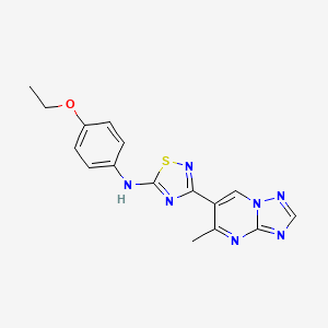 N-(4-ethoxyphenyl)-3-(5-methyl[1,2,4]triazolo[1,5-a]pyrimidin-6-yl)-1,2,4-thiadiazol-5-amine