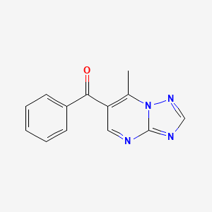 (7-methyl[1,2,4]triazolo[1,5-a]pyrimidin-6-yl)(phenyl)methanone