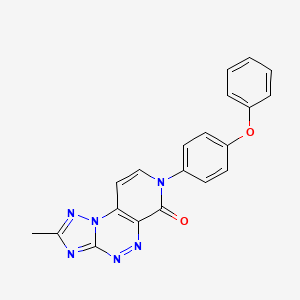 2-methyl-7-(4-phenoxyphenyl)pyrido[4,3-e][1,2,4]triazolo[5,1-c][1,2,4]triazin-6(7H)-one