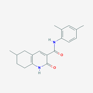 N-(2,4-dimethylphenyl)-6-methyl-2-oxo-5,6,7,8-tetrahydro-1H-quinoline-3-carboxamide