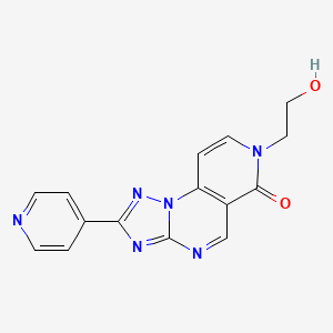 7-(2-hydroxyethyl)-2-(pyridin-4-yl)pyrido[3,4-e][1,2,4]triazolo[1,5-a]pyrimidin-6(7H)-one