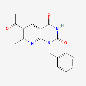 6-acetyl-1-benzyl-7-methylpyrido[2,3-d]pyrimidine-2,4(1H,3H)-dione