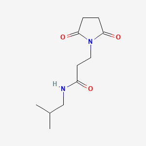 3-(2,5-dioxo-1-pyrrolidinyl)-N-isobutylpropanamide