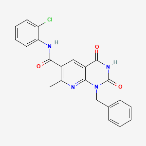 1-benzyl-N-(2-chlorophenyl)-7-methyl-2,4-dioxo-1,2,3,4-tetrahydropyrido[2,3-d]pyrimidine-6-carboxamide