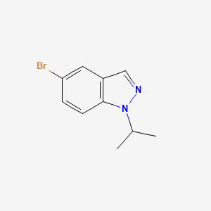 molecular formula C10H11BrN2 B594477 5-溴-1-异丙基吲唑 CAS No. 1280786-83-5
