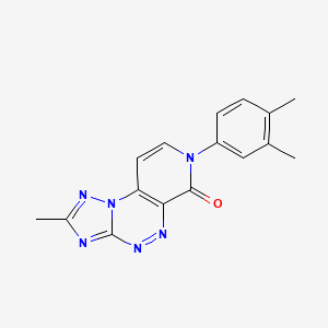 7-(3,4-dimethylphenyl)-2-methylpyrido[4,3-e][1,2,4]triazolo[5,1-c][1,2,4]triazin-6(7H)-one