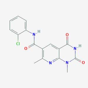 N-(2-chlorophenyl)-1,7-dimethyl-2,4-dioxo-1,2,3,4-tetrahydropyrido[2,3-d]pyrimidine-6-carboxamide