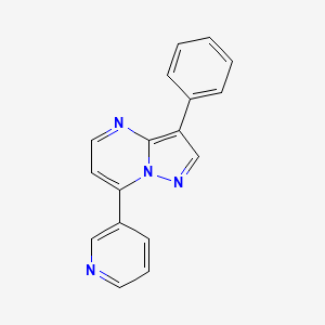 3-phenyl-7-(3-pyridinyl)pyrazolo[1,5-a]pyrimidine