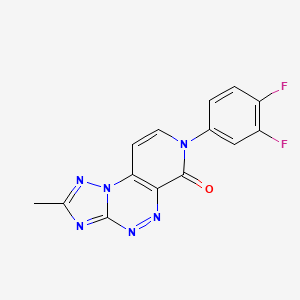 7-(3,4-difluorophenyl)-2-methylpyrido[4,3-e][1,2,4]triazolo[5,1-c][1,2,4]triazin-6(7H)-one